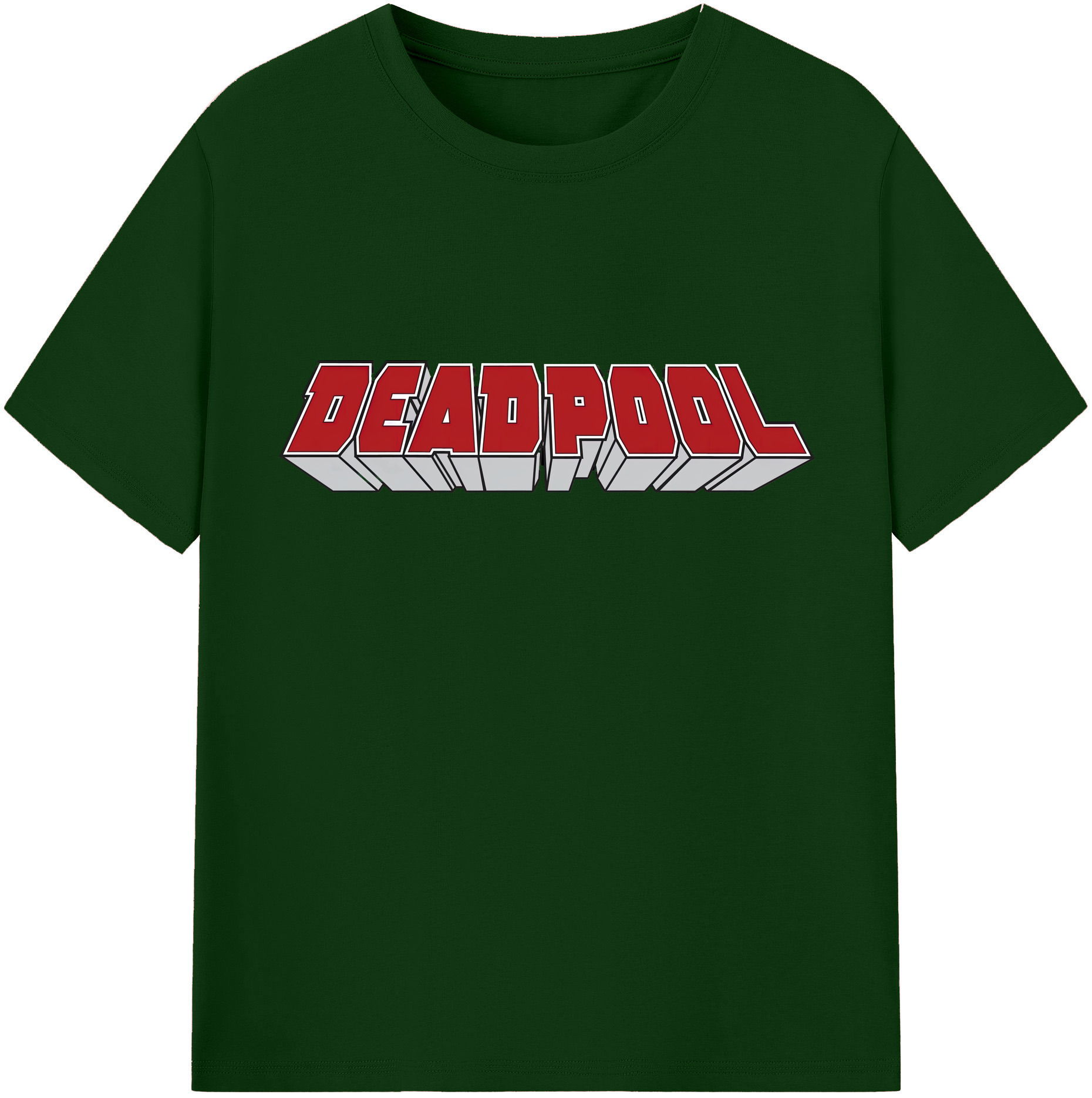 （画像用） Deadpool デッドプール 綿100％半袖Tシャツ（フロントプリント）